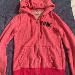 Pink zip up